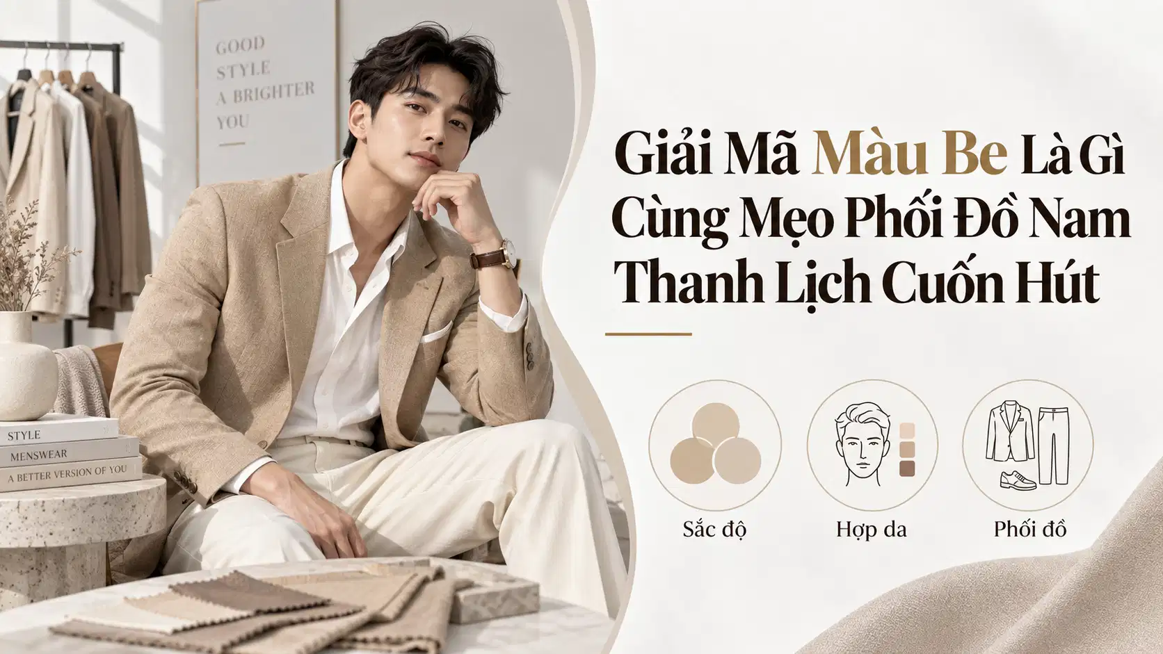 Màu Be Là Gì Và Cách Phối Đồ Nam Thanh Lịch