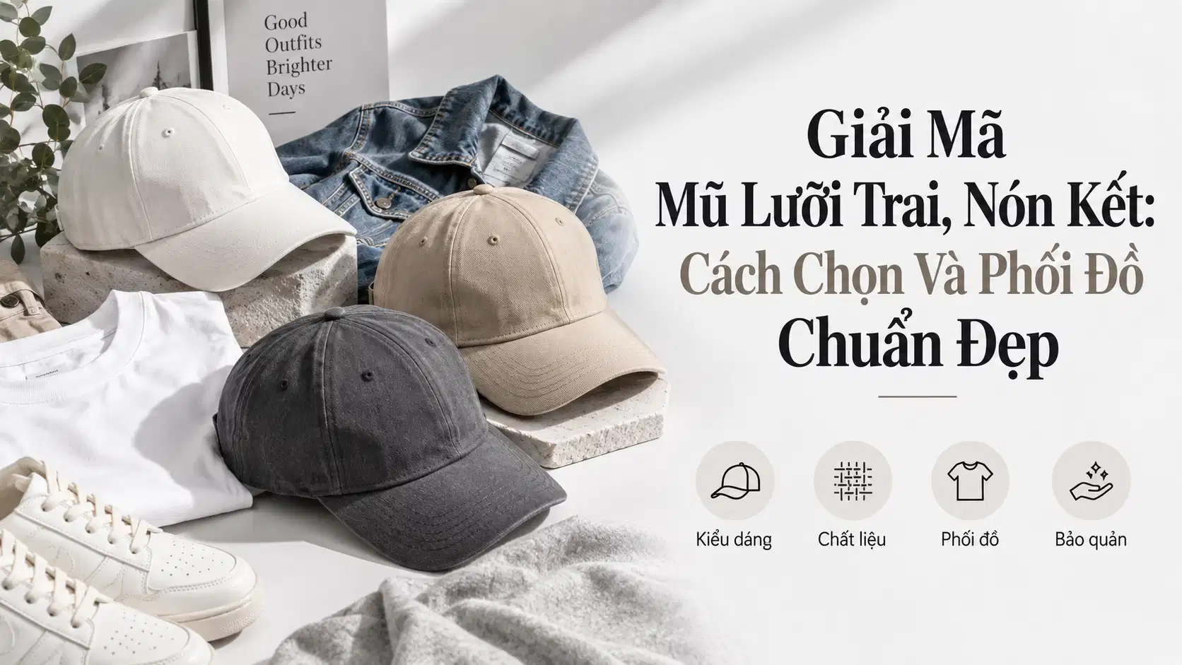 Giải Mã Mũ Lưỡi Trai, Nón Kết: Cách Chọn Và Phối Đồ Chuẩn Đẹp