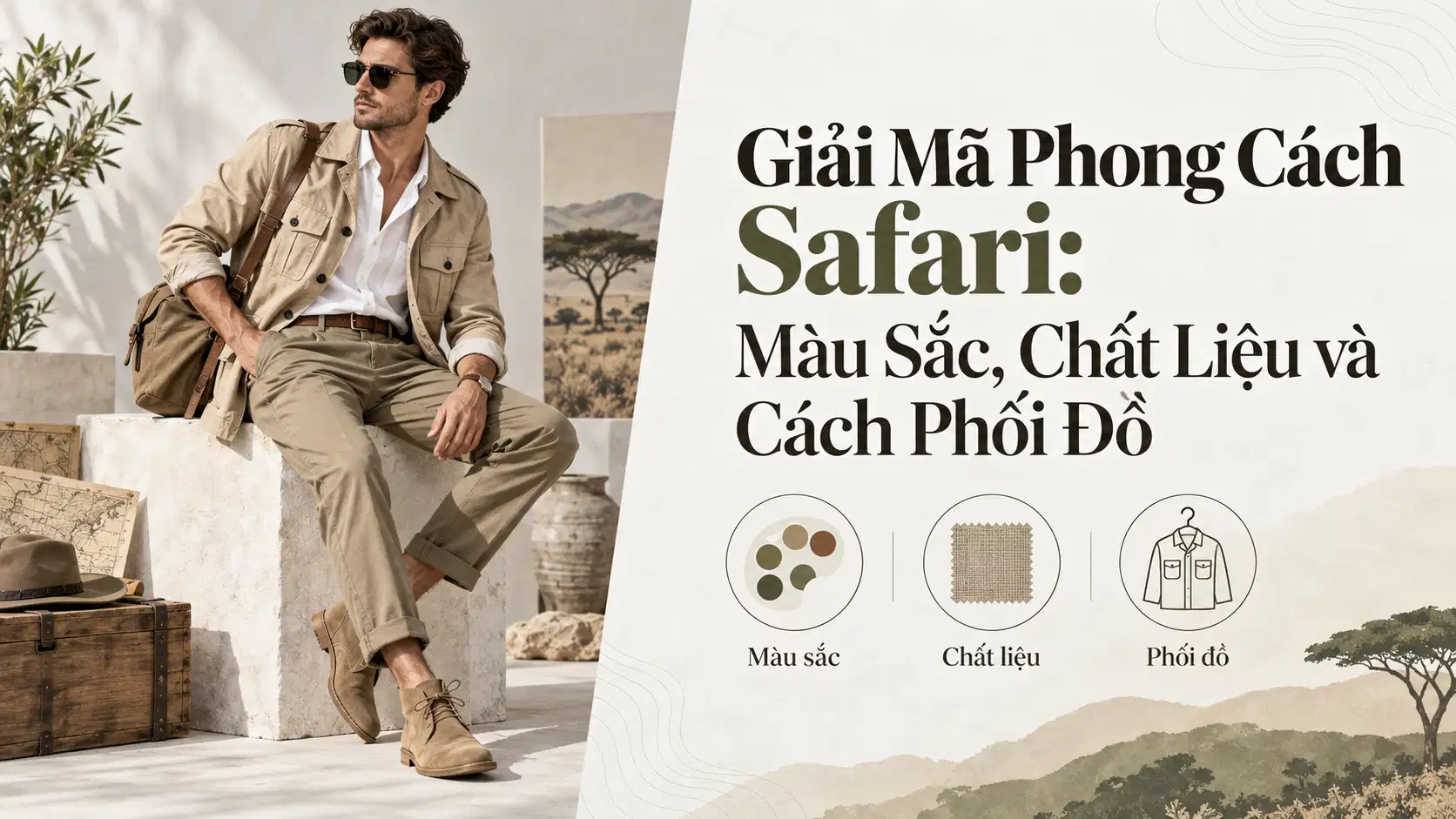 Phong Cách Safari: Màu Sắc, Chất Liệu Và Cách Phối Đồ