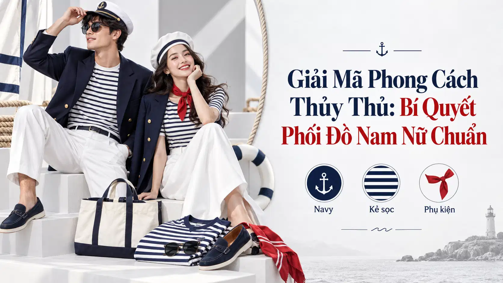 Giải Mã Phong Cách Thủy Thủ: Bí Quyết Phối Đồ Nam Nữ Chuẩn