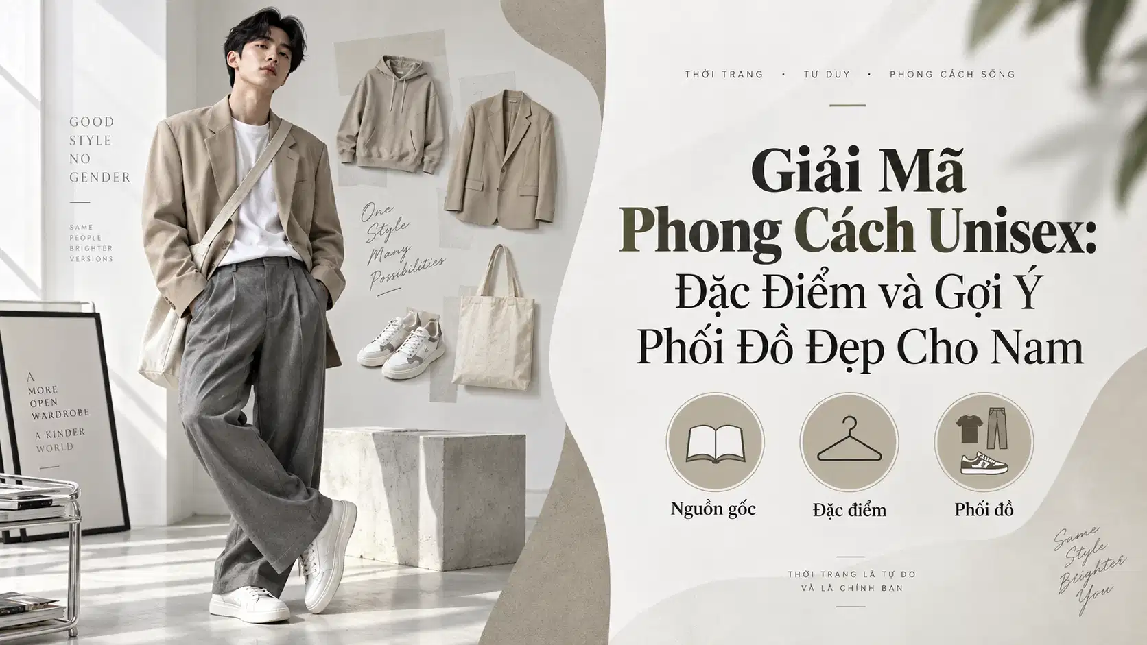 Phong Cách Unisex Là Gì? Đặc Điểm Và Gợi Ý Phối Đồ Cho Nam