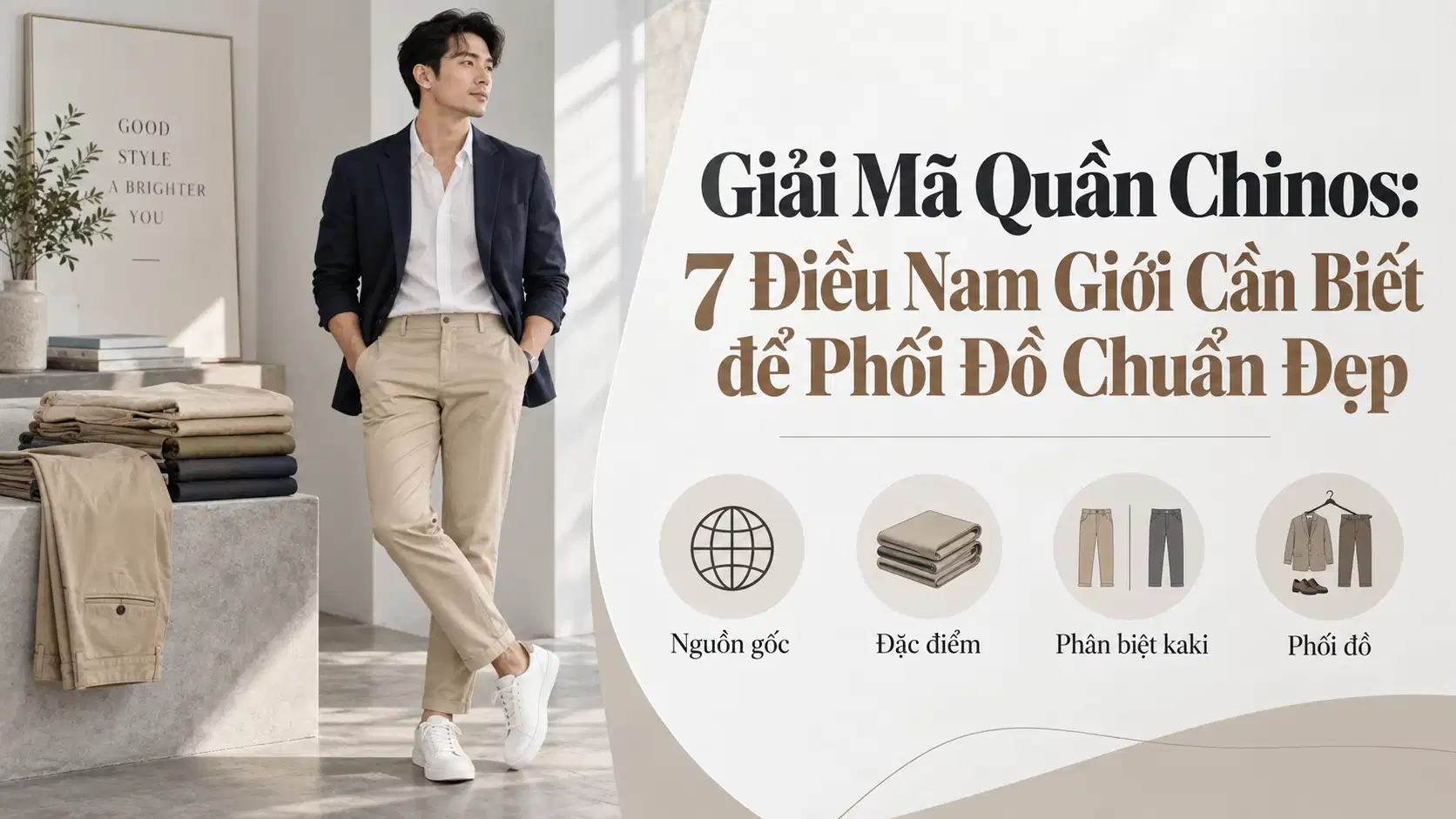 Quần Chinos Là Gì? 7 Điều Nam Giới Cần Biết Để Phối Đồ Đẹp