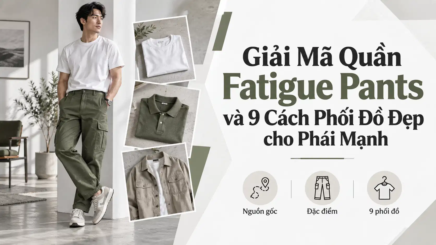 Fatigue Pants Là Gì? Nguồn Gốc Và 9 Cách Phối Đồ Nam