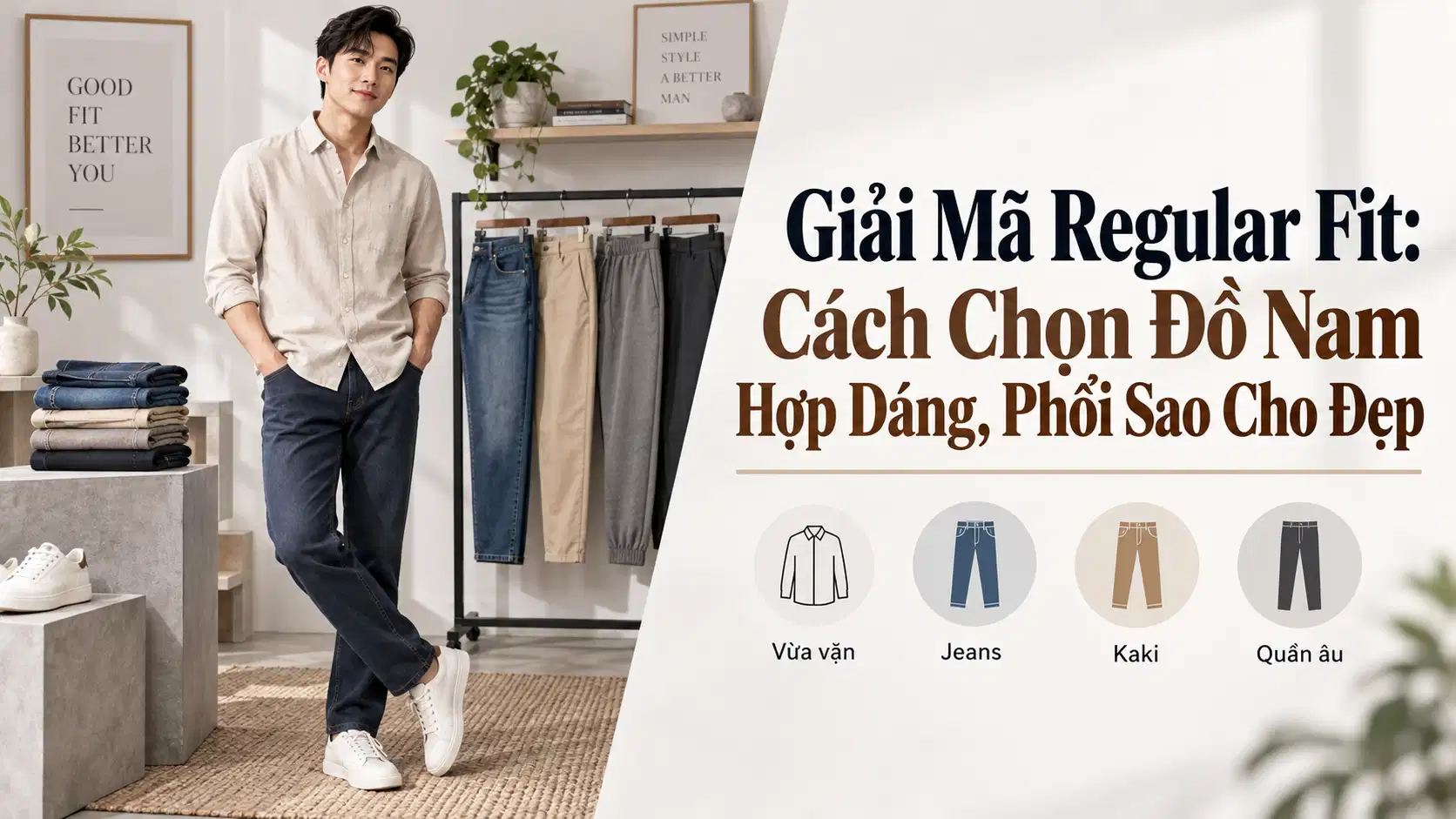 Regular Fit Là Gì? Cách Chọn Đồ Nam Hợp Dáng Và Phối Đồ Đẹp