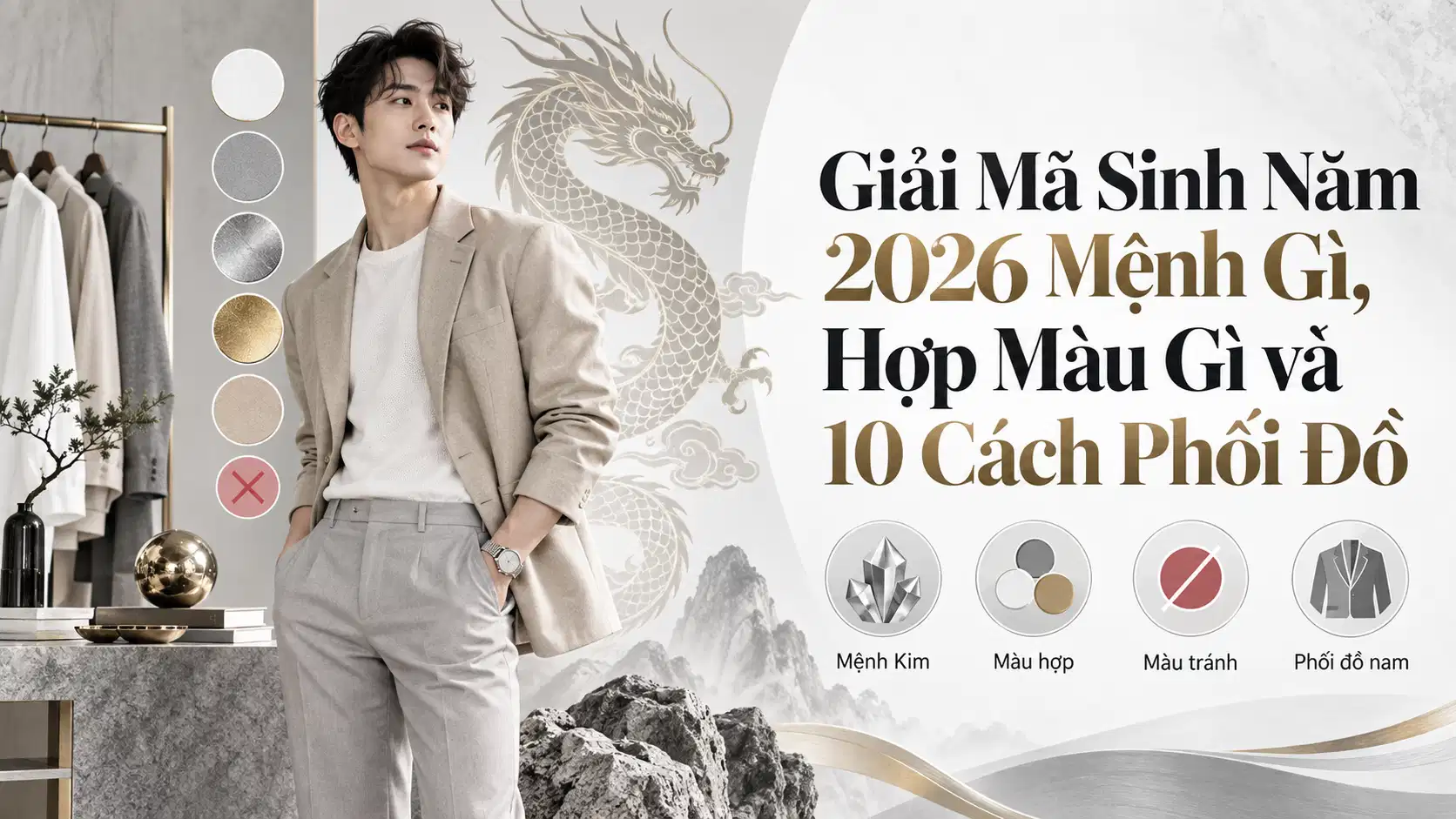 Sinh Năm 2026 Mệnh Gì, Hợp Màu Gì Và 10 Cách Phối Đồ