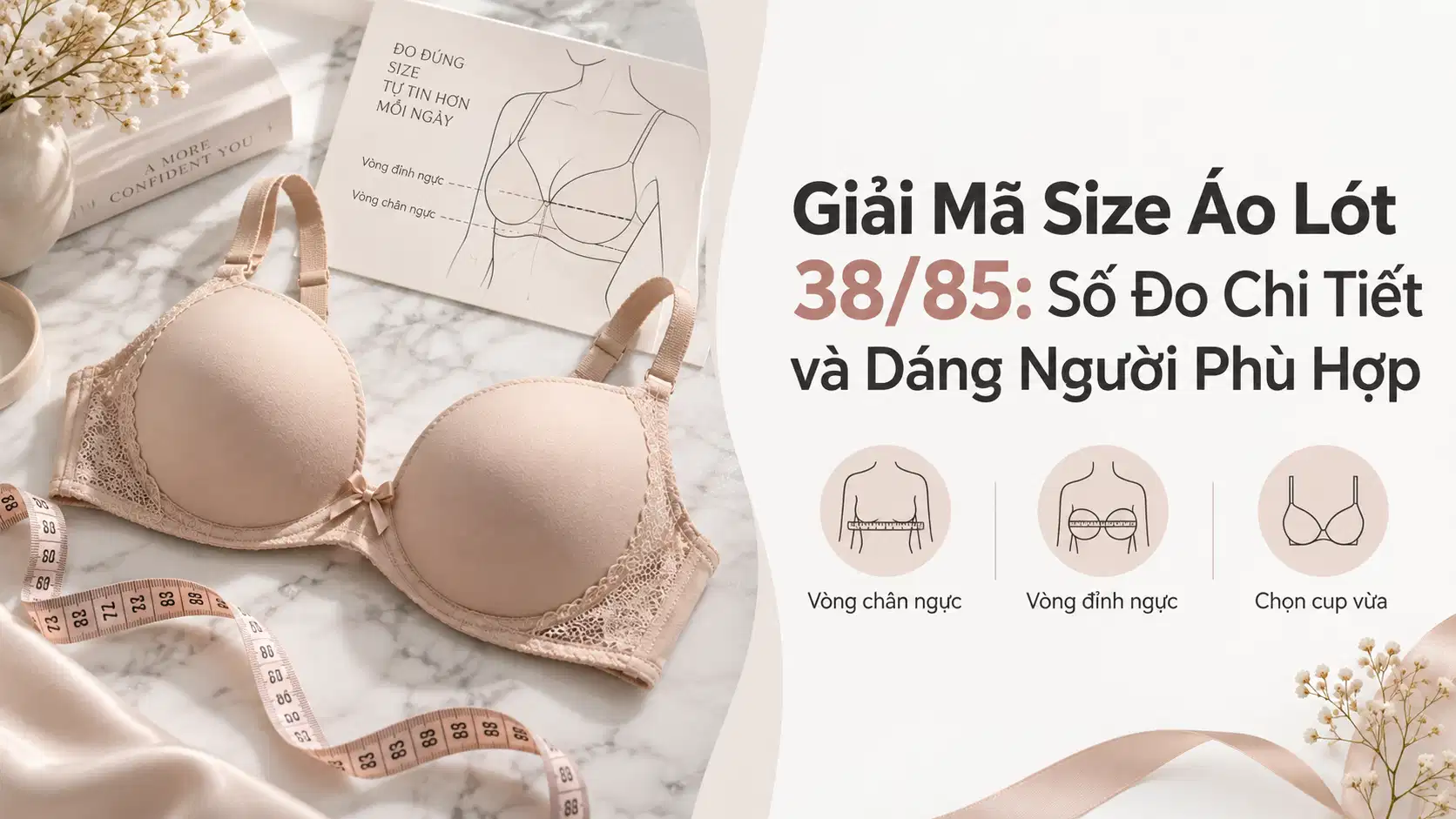 Giải Mã Size Áo Lót 38/85: Số Đo Chi Tiết và Dáng Người Phù Hợp