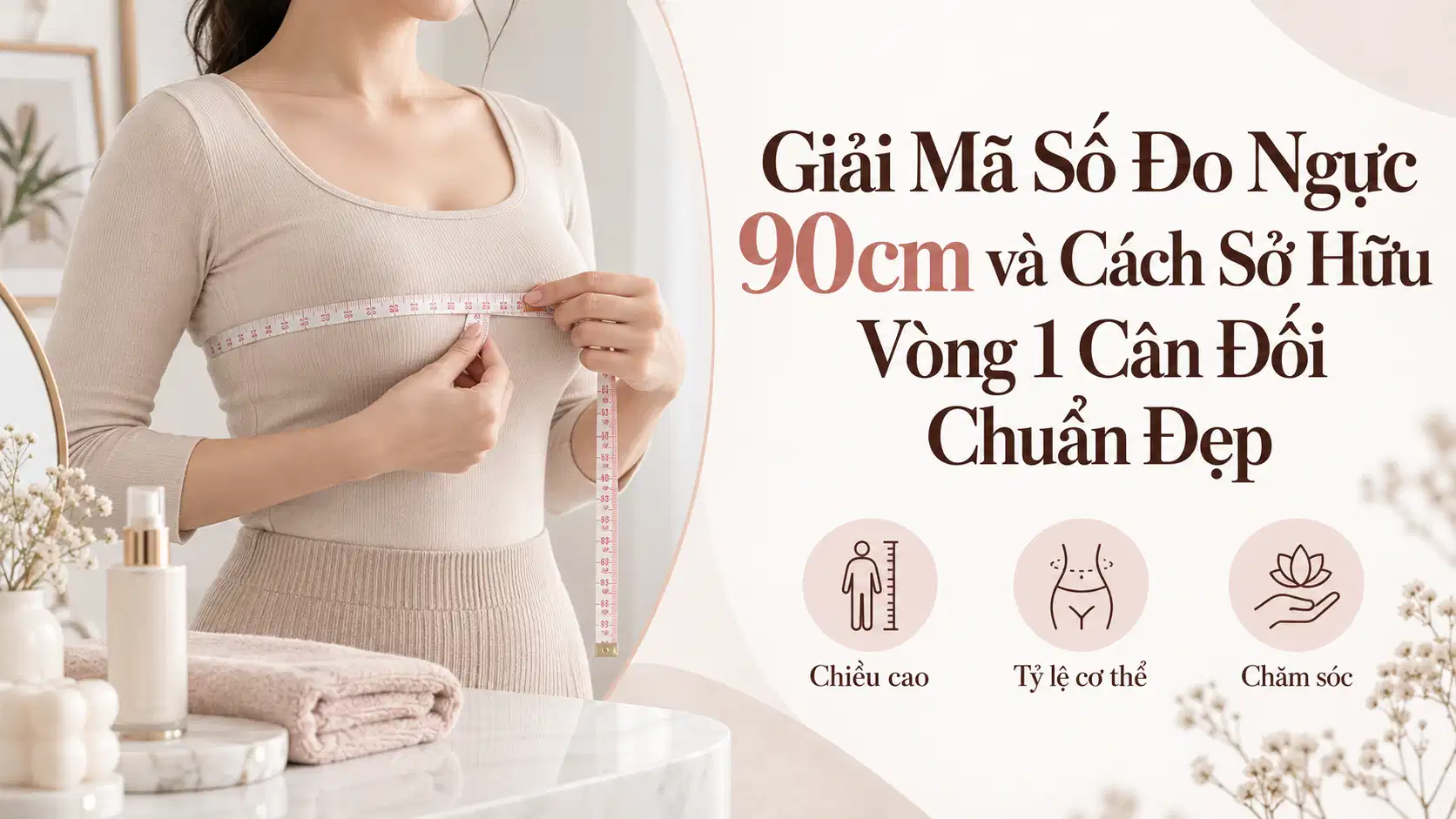 Giải Mã Số Đo Ngực 90cm và Cách Sở Hữu Vòng 1 Cân Đối Chuẩn Đẹp
