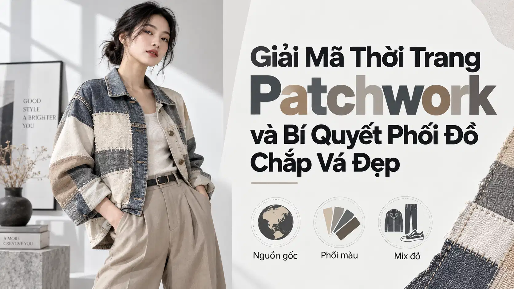 Giải Mã Thời Trang Patchwork và Bí Quyết Phối Đồ Chắp Vá Đẹp