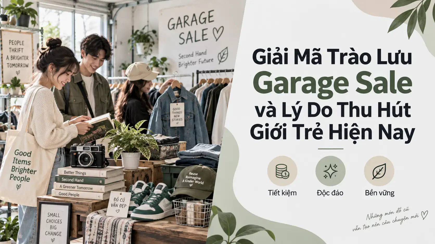 Giải Mã Trào Lưu Garage Sale và Lý Do Thu Hút Giới Trẻ Hiện Nay