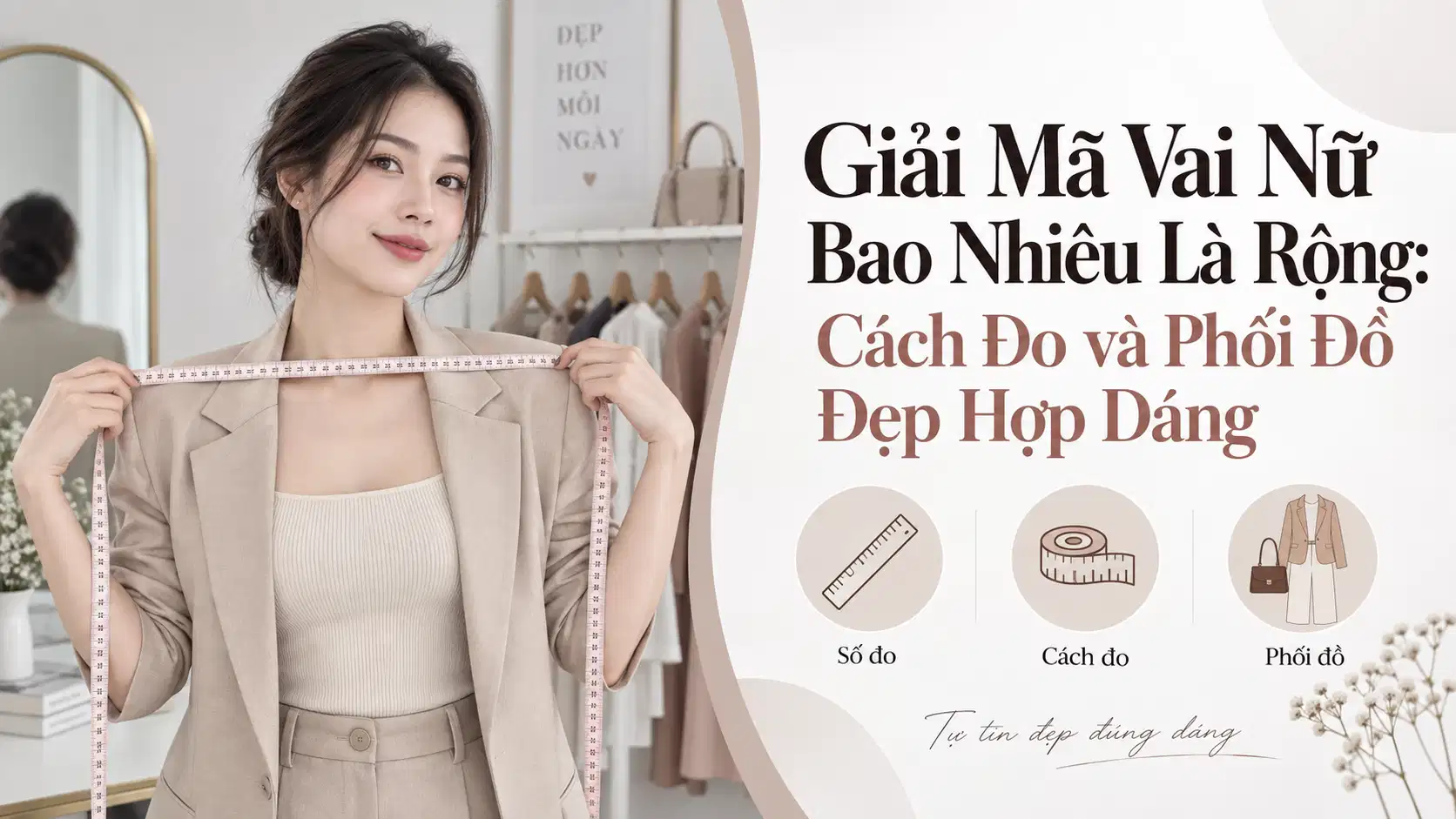 Giải Mã Vai Nữ Bao Nhiêu Là Rộng: Cách Đo và Phối Đồ Đẹp Hợp Dáng