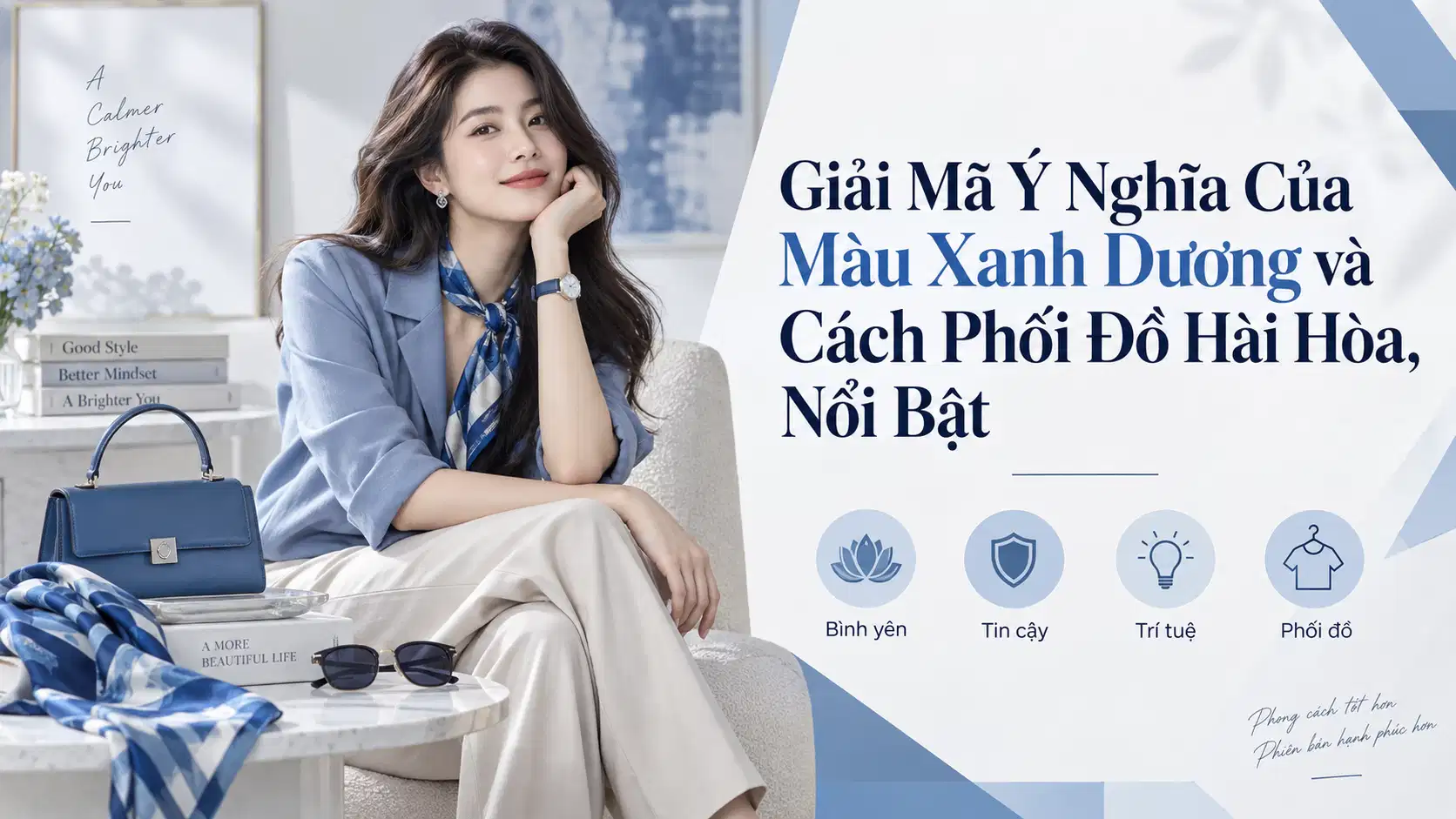 Giải Mã Ý Nghĩa Của Màu Xanh Dương và Cách Phối Đồ Hài Hòa, Nổi Bật