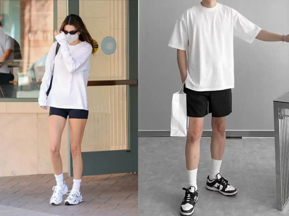 Giày sneaker phong cách Casual Sporty