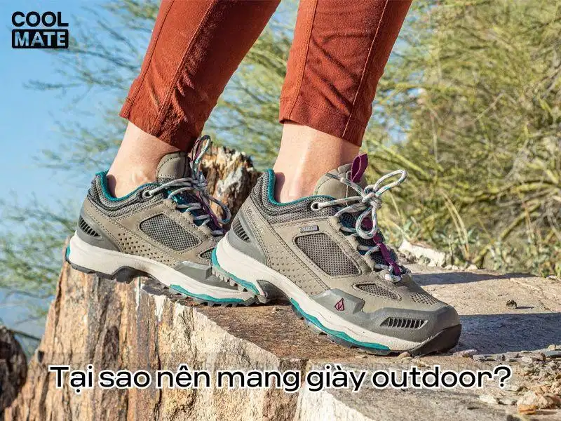 Cấu trúc bảo vệ của giày outdoor Cấu trúc bảo vệ của giày outdoor giúp cố định cổ chân và chống va đập
