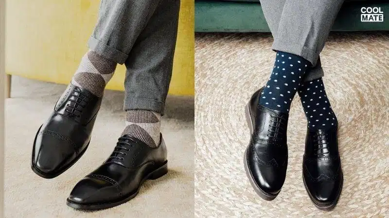 Giày Oxford nam màu đen Đôi giày Oxford màu đen da bóng mờ cổ điển