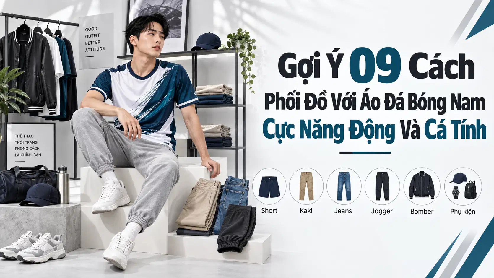 Gợi Ý 09 Cách Phối Đồ Với Áo Đá Bóng Nam Cực Năng Động Và Cá Tính