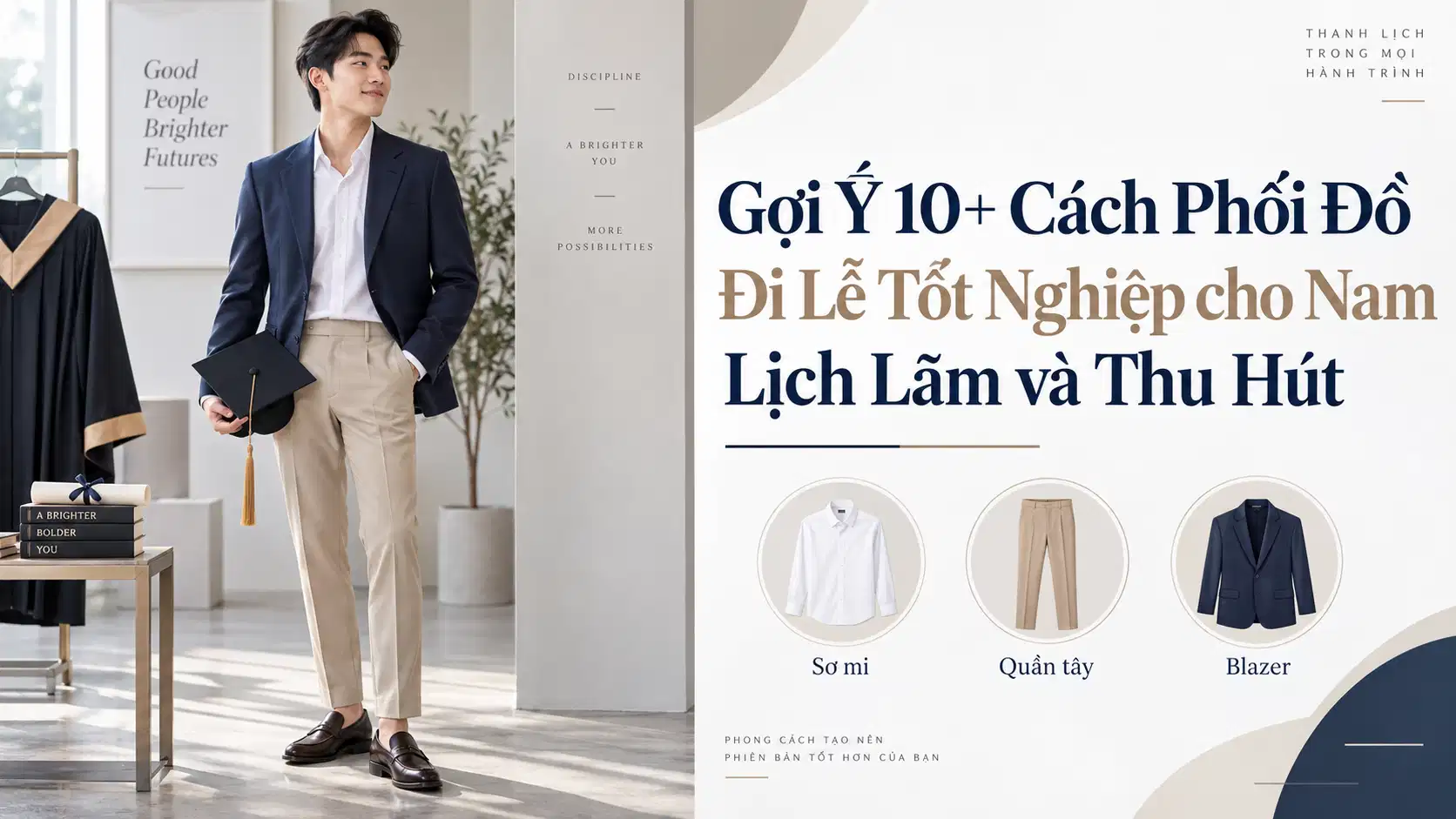 Gợi Ý 10+ Cách Phối Đồ Đi Lễ Tốt Nghiệp cho Nam Lịch Lãm và Thu Hút