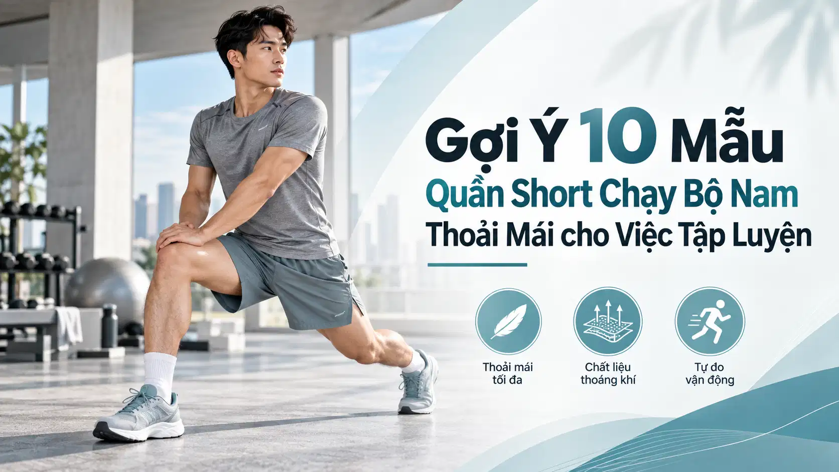 Gợi Ý 10 Mẫu Quần Short Chạy Bộ Nam Thoải Mái cho Việc Tập Luyện