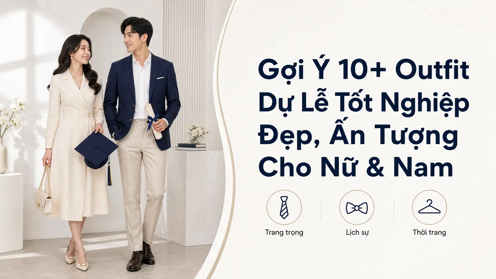 Gợi Ý Outfit Dự Lễ Tốt Nghiệp Đẹp Và Ấn Tượng Cho Nam Nữ