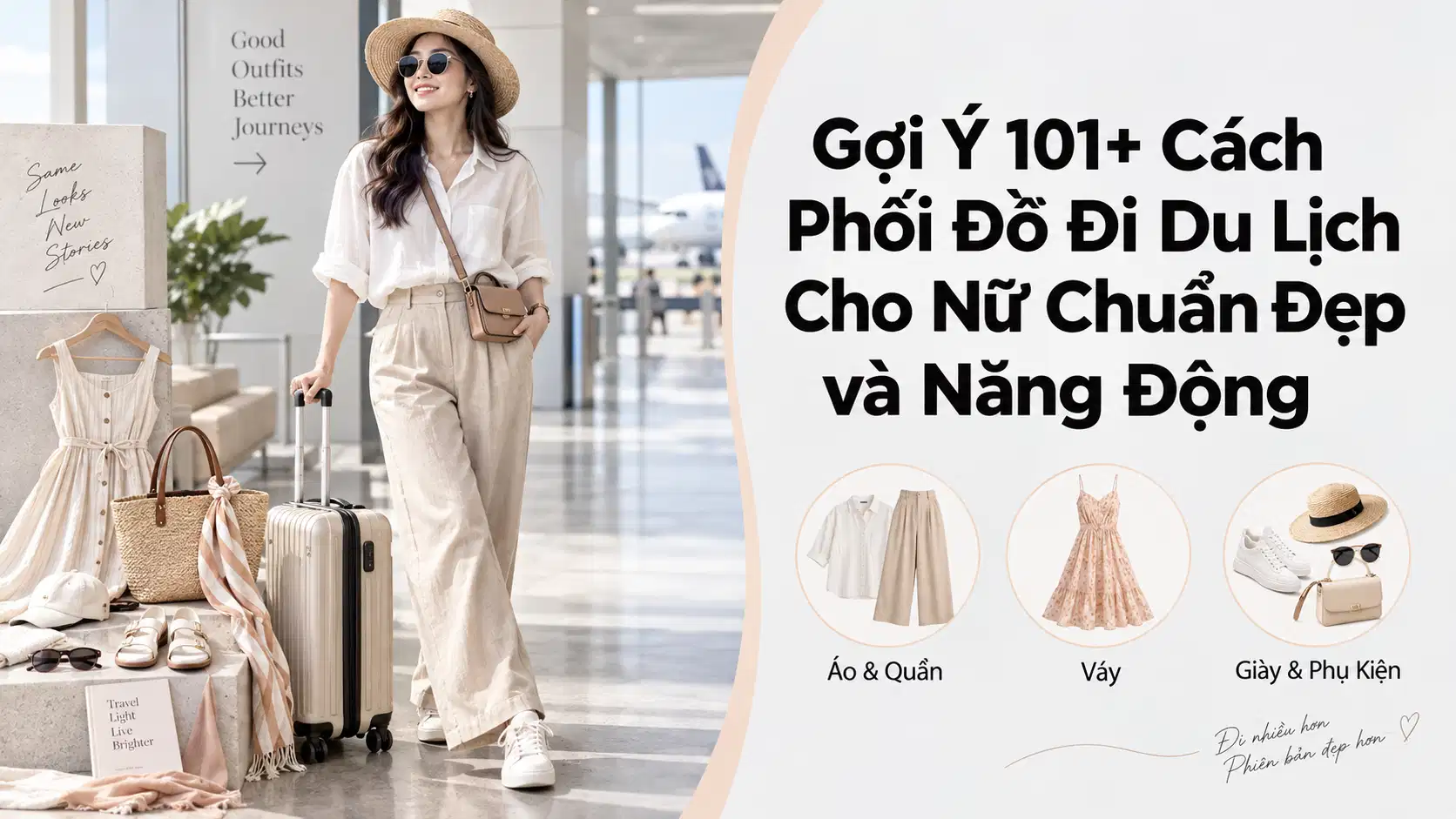 Gợi Ý 101+ Cách Phối Đồ Đi Du Lịch Cho Nữ Chuẩn Đẹp và Năng Động