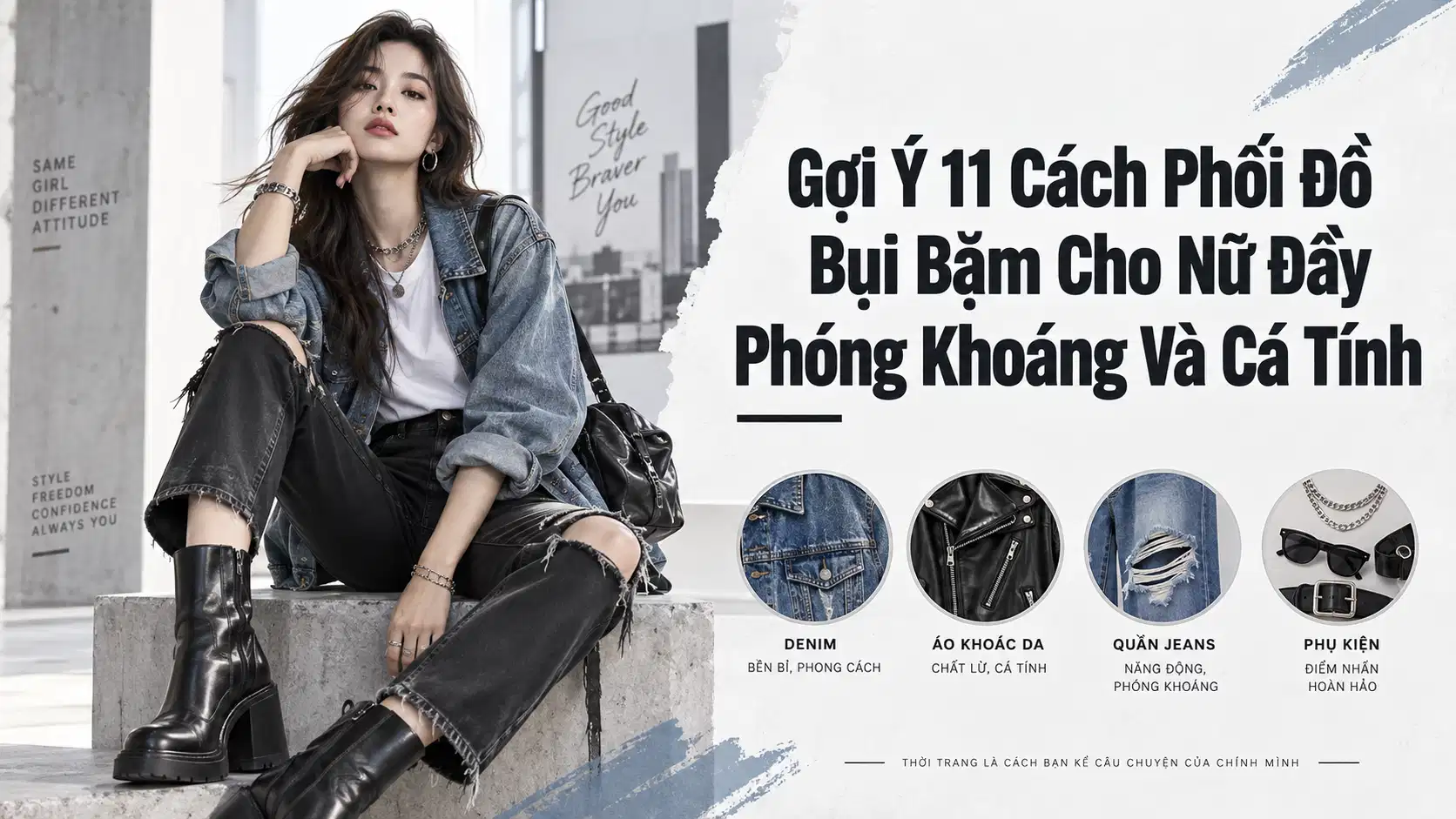 Gợi Ý 11 Cách Phối Đồ Bụi Bặm Cho Nữ Đầy Phóng Khoáng Và Cá Tính