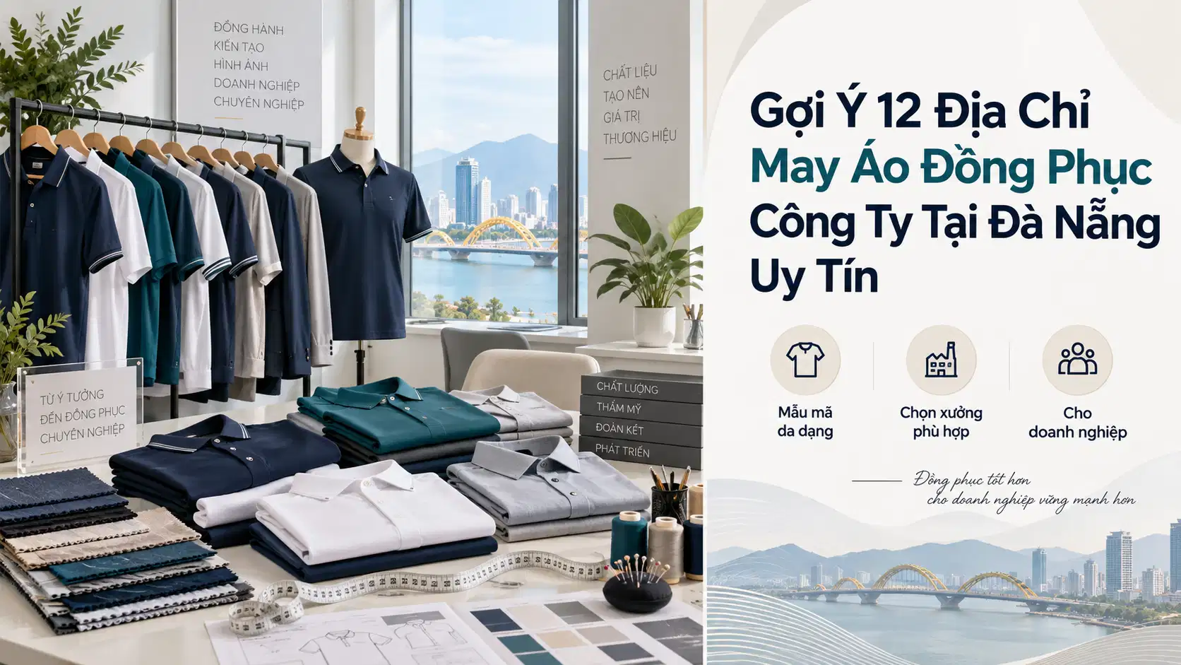 Gợi Ý 12 Địa Chỉ May Áo Đồng Phục Công Ty Tại Đà Nẵng Uy Tín