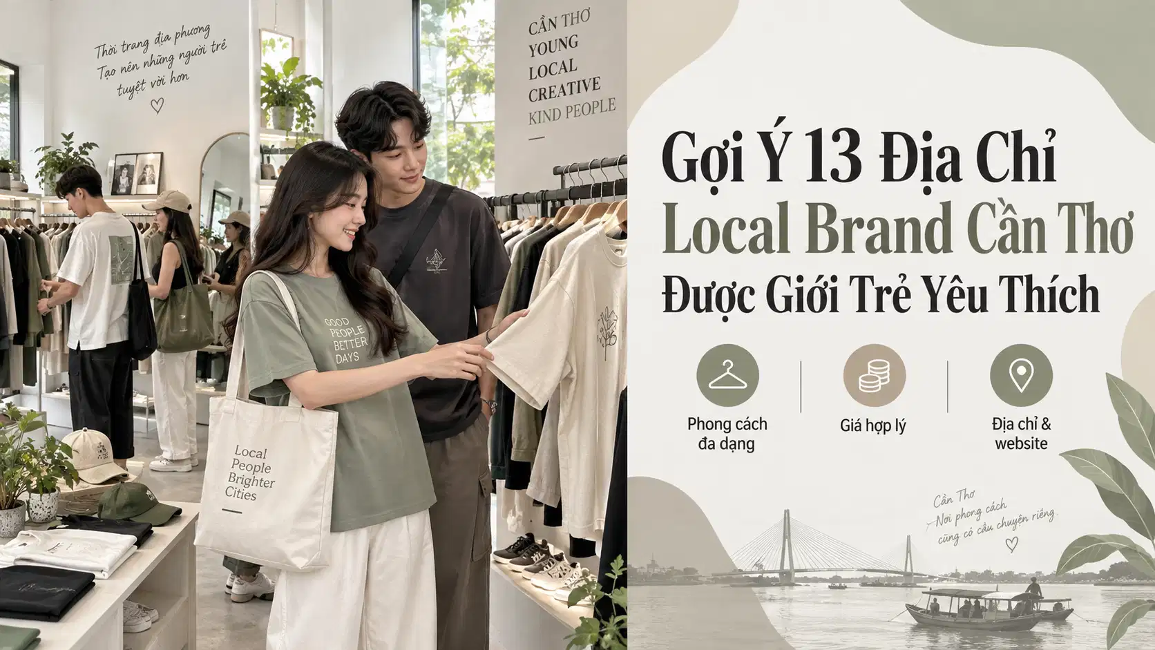Gợi Ý 13 Địa Chỉ Local Brand Cần Thơ Được Giới Trẻ Yêu Thích