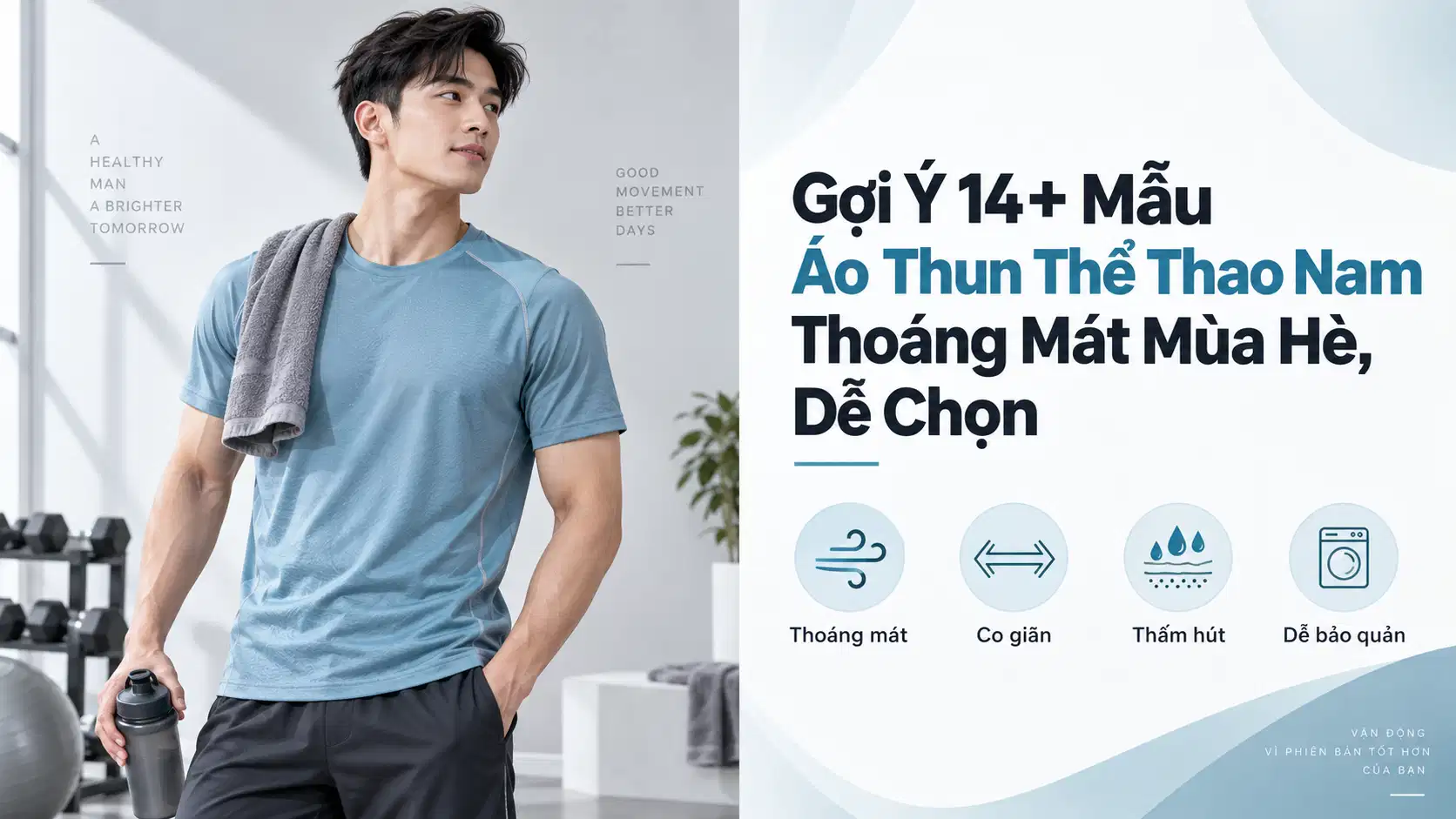 Gợi Ý 14+ Mẫu Áo Thun Thể Thao Nam Thoáng Mát Mùa Hè, Dễ Chọn