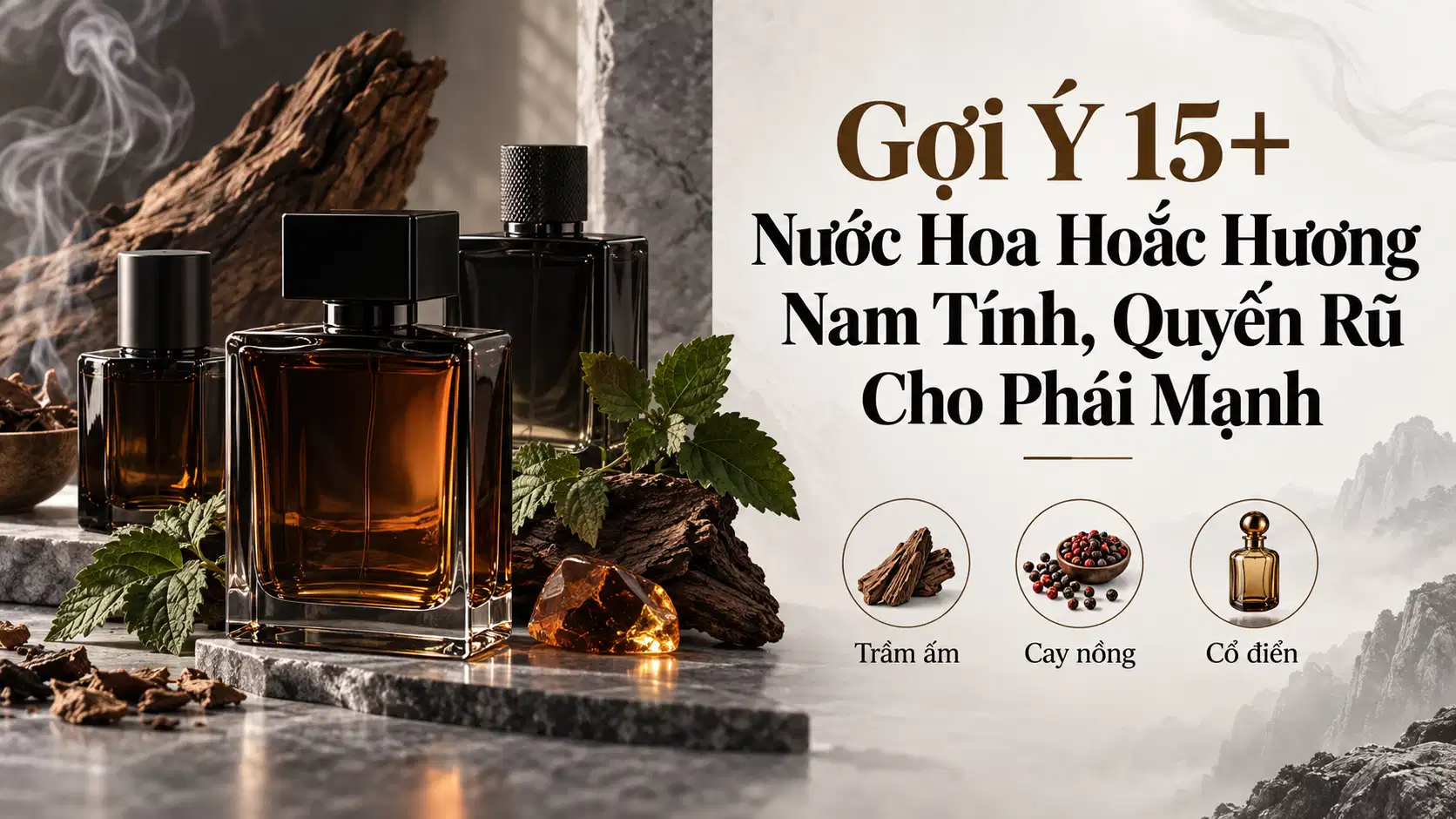 Gợi Ý 15+ Nước Hoa Hoắc Hương Nam Tính, Quyến Rũ Cho Phái Mạnh
