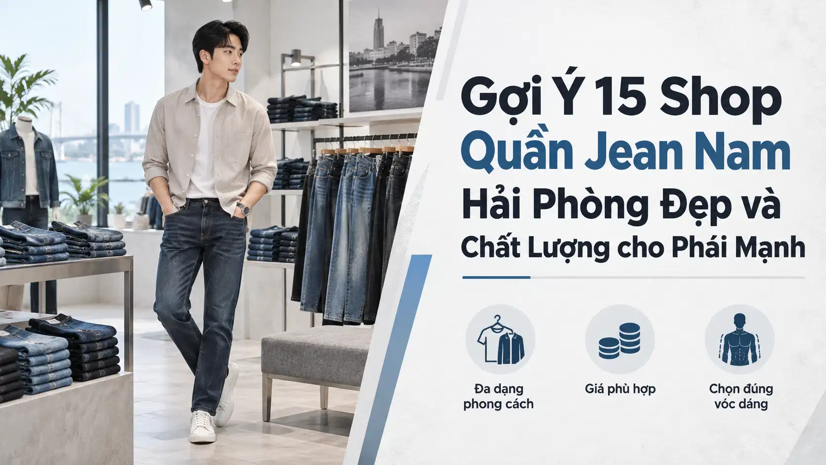 Gợi Ý 15 Shop Quần Jean Nam Hải Phòng Đẹp và Chất Lượng cho Phái Mạnh