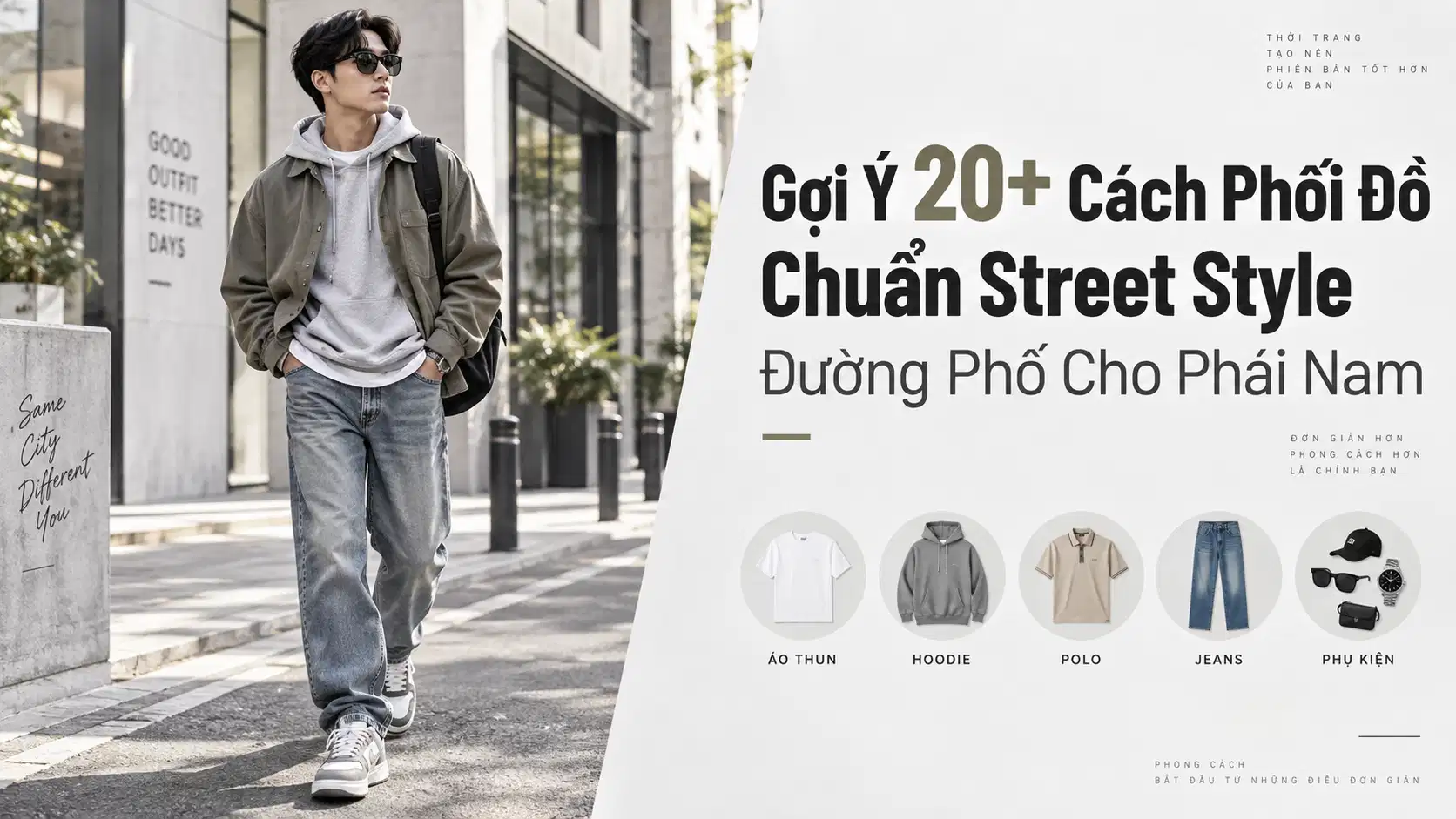 Gợi Ý 20+ Cách Phối Đồ Chuẩn Street Style Đường Phố Cho Phái Nam