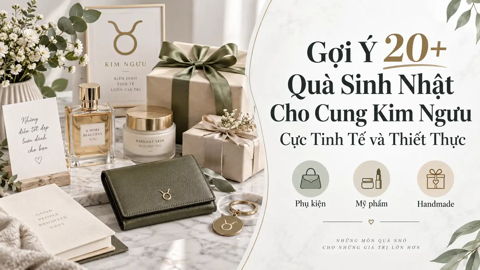 Gợi Ý 20+ Quà Sinh Nhật Cho Cung Kim Ngưu Cực Tinh Tế và Thiết Thực