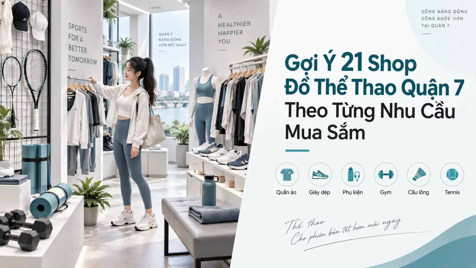 Gợi Ý 21 Shop Đồ Thể Thao Quận 7 Theo Từng Nhu Cầu Mua Sắm