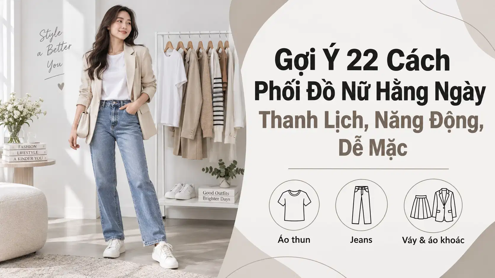 Gợi Ý 22 Cách Phối Đồ Nữ Hằng Ngày Thanh Lịch, Năng Động, Dễ Mặc