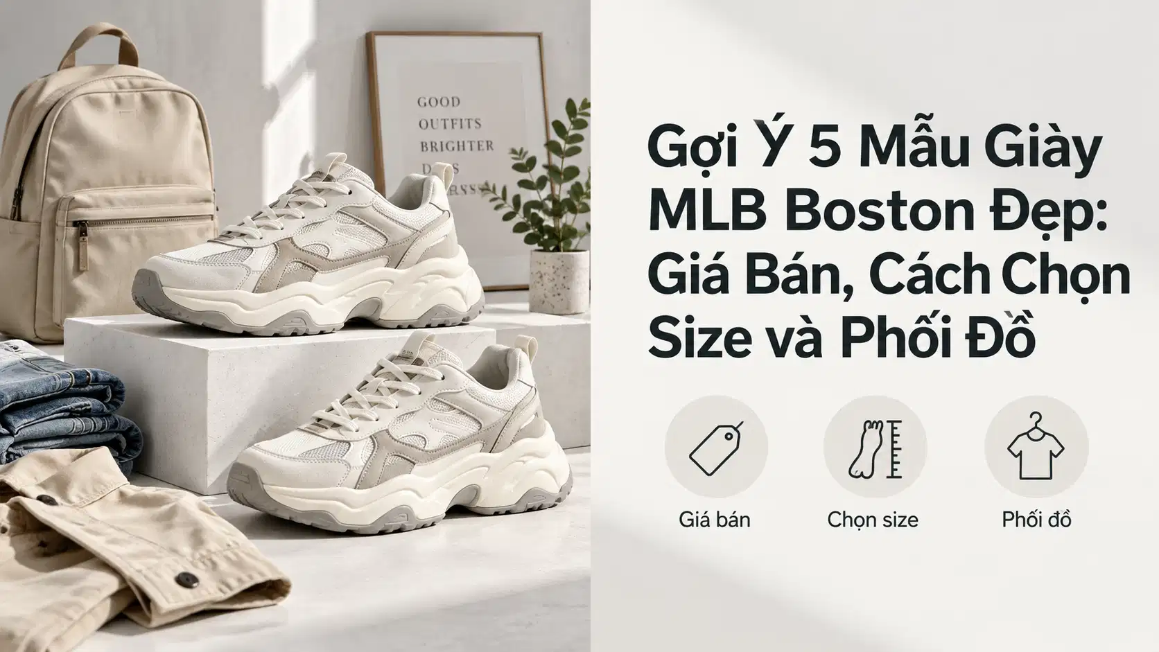 Gợi Ý 5 Mẫu Giày MLB Boston Đẹp: Giá Bán, Cách Chọn Size và Phối Đồ