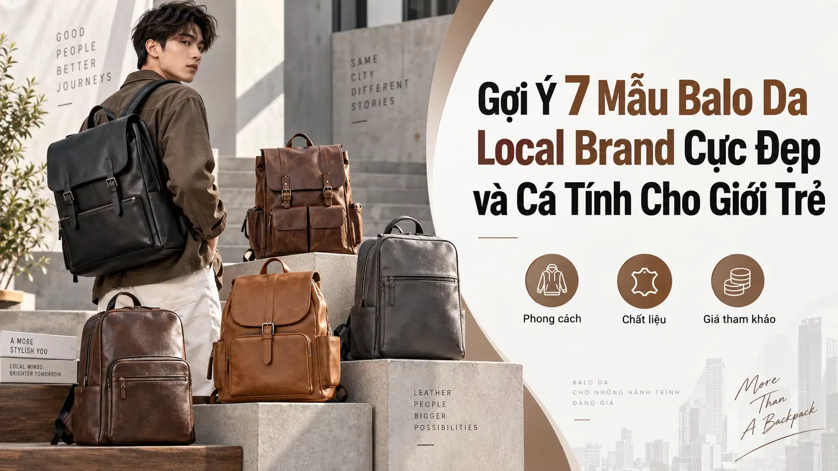Gợi Ý 7 Mẫu Balo Da Local Brand Cực Đẹp và Cá Tính Cho Giới Trẻ