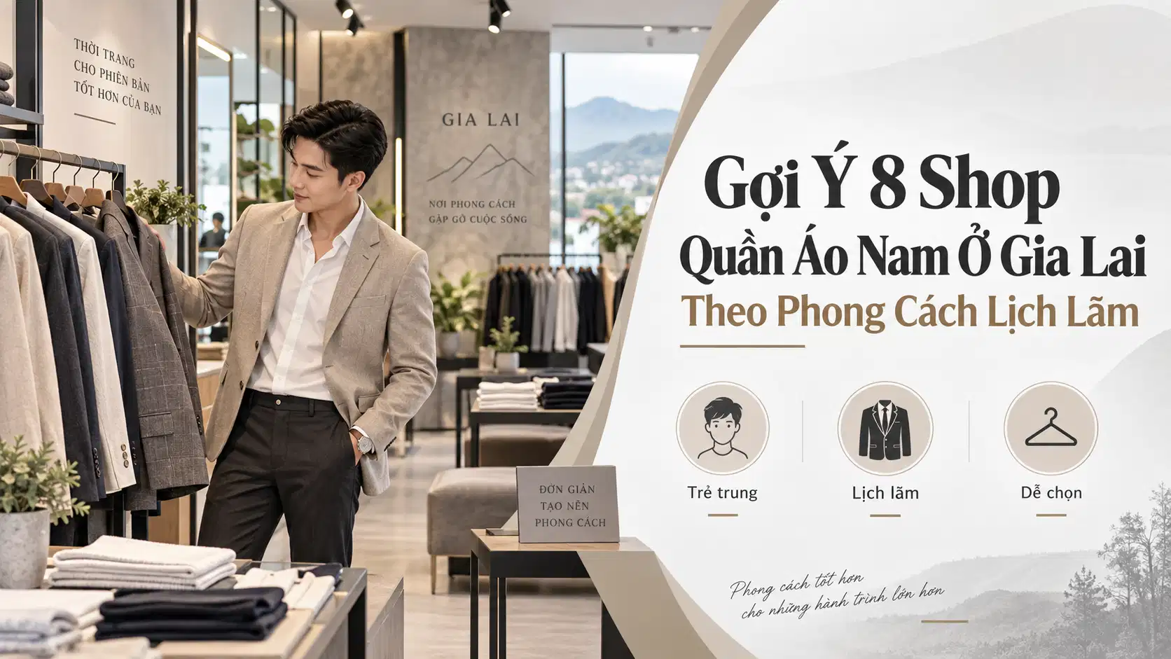 Gợi Ý 8 Shop Quần Áo Nam Ở Gia Lai Theo Phong Cách Lịch Lãm
