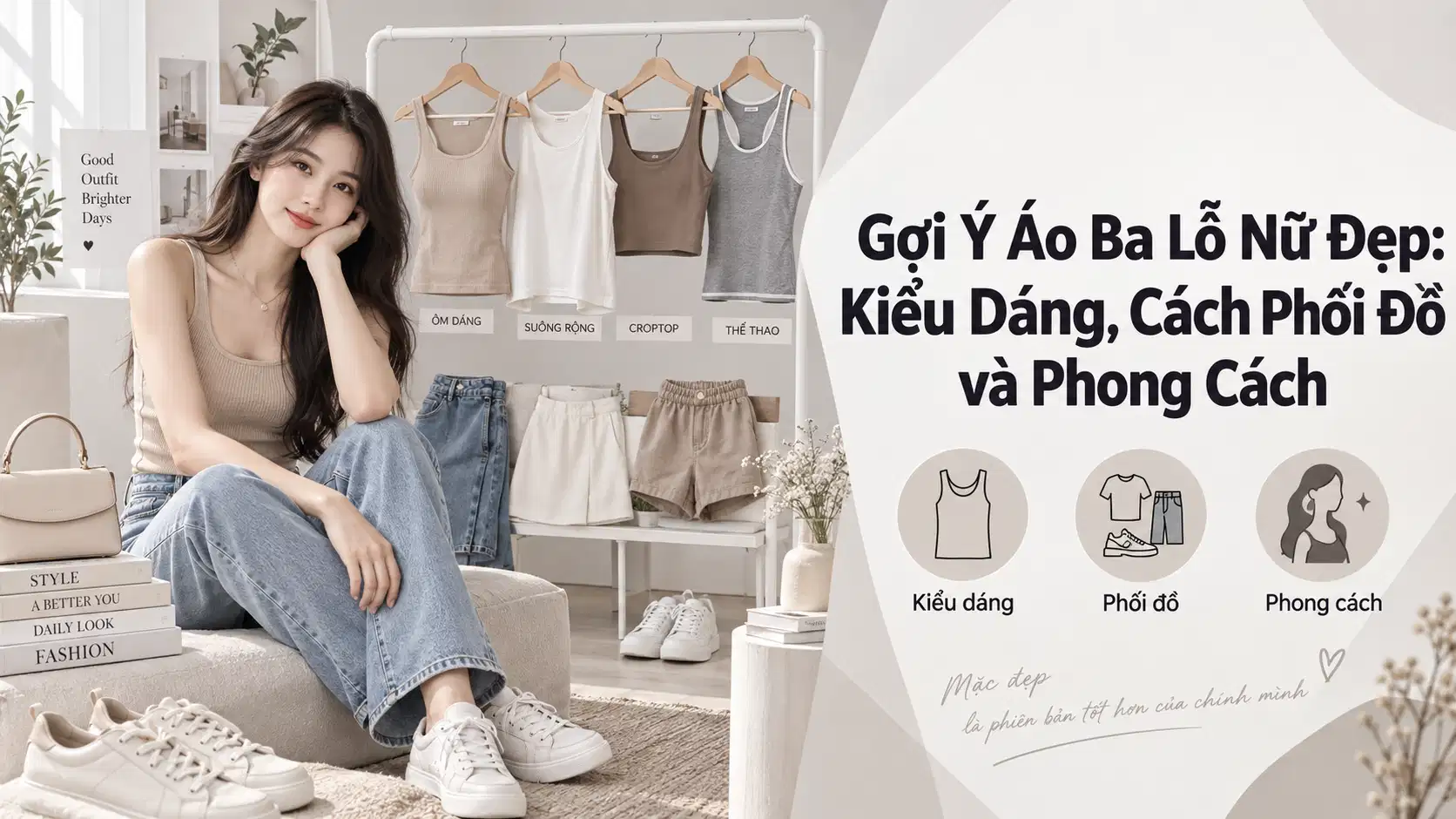 Gợi Ý Áo Ba Lỗ Nữ Đẹp: Kiểu Dáng, Cách Phối Đồ và Phong Cách