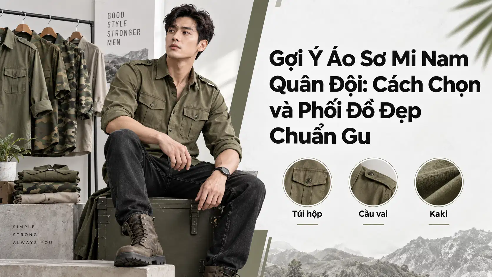 Gợi Ý Áo Sơ Mi Nam Quân Đội: Cách Chọn và Phối Đồ Đẹp Chuẩn Gu