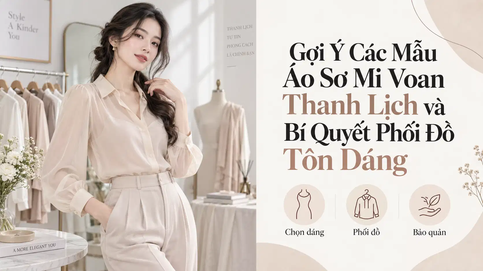 Gợi Ý Các Mẫu Áo Sơ Mi Voan Thanh Lịch và Bí Quyết Phối Đồ Tôn Dáng