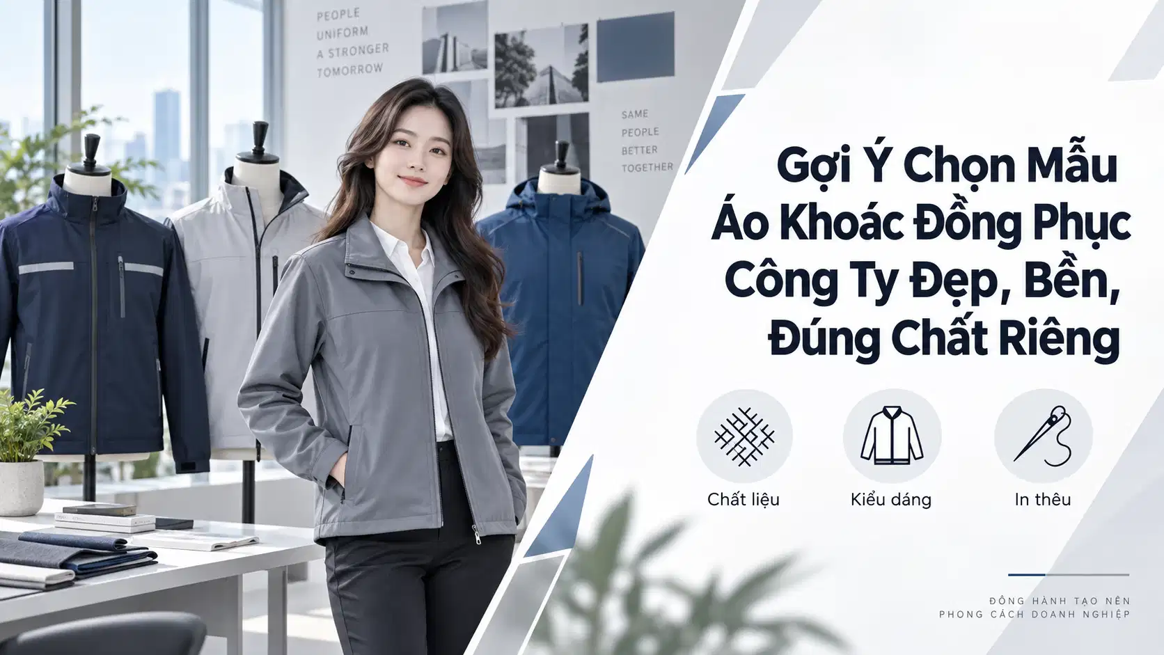 Gợi Ý Chọn Mẫu Áo Khoác Đồng Phục Công Ty Đẹp, Bền, Đúng Chất Riêng