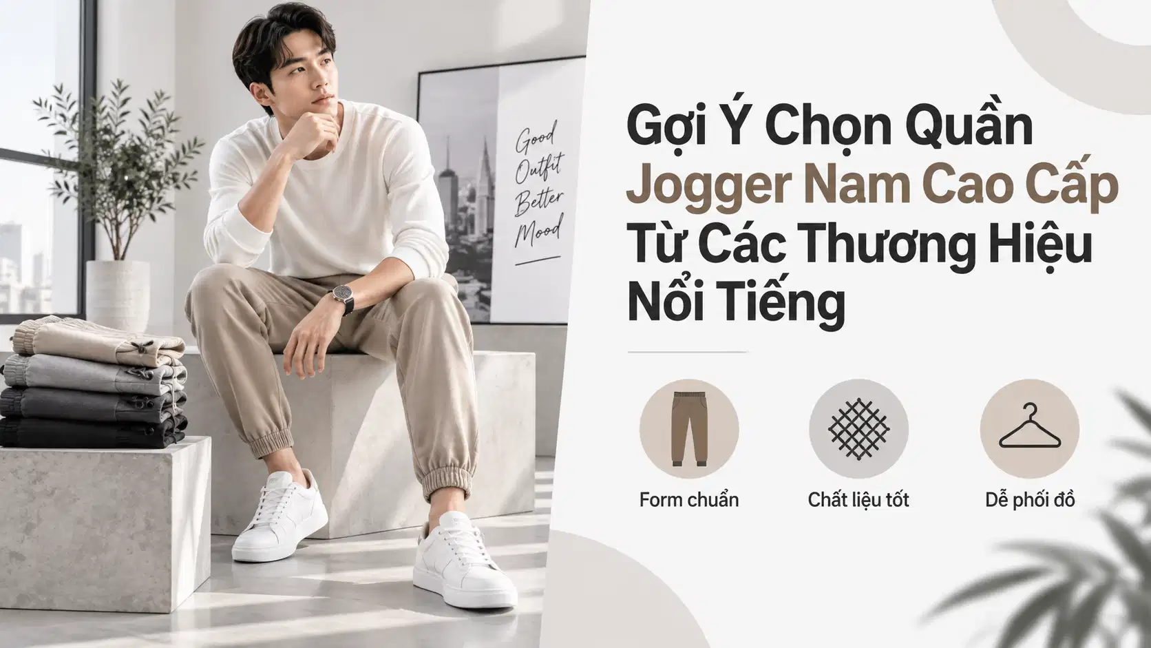 Gợi Ý Chọn Quần Jogger Nam Cao Cấp Từ Các Thương Hiệu Nổi Tiếng
