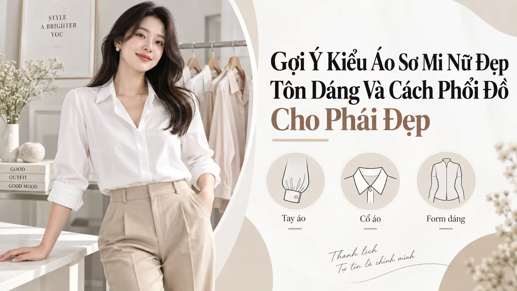 Gợi Ý Kiểu Áo Sơ Mi Nữ Đẹp Tôn Dáng Và Cách Phối Đồ Cho Phái Đẹp