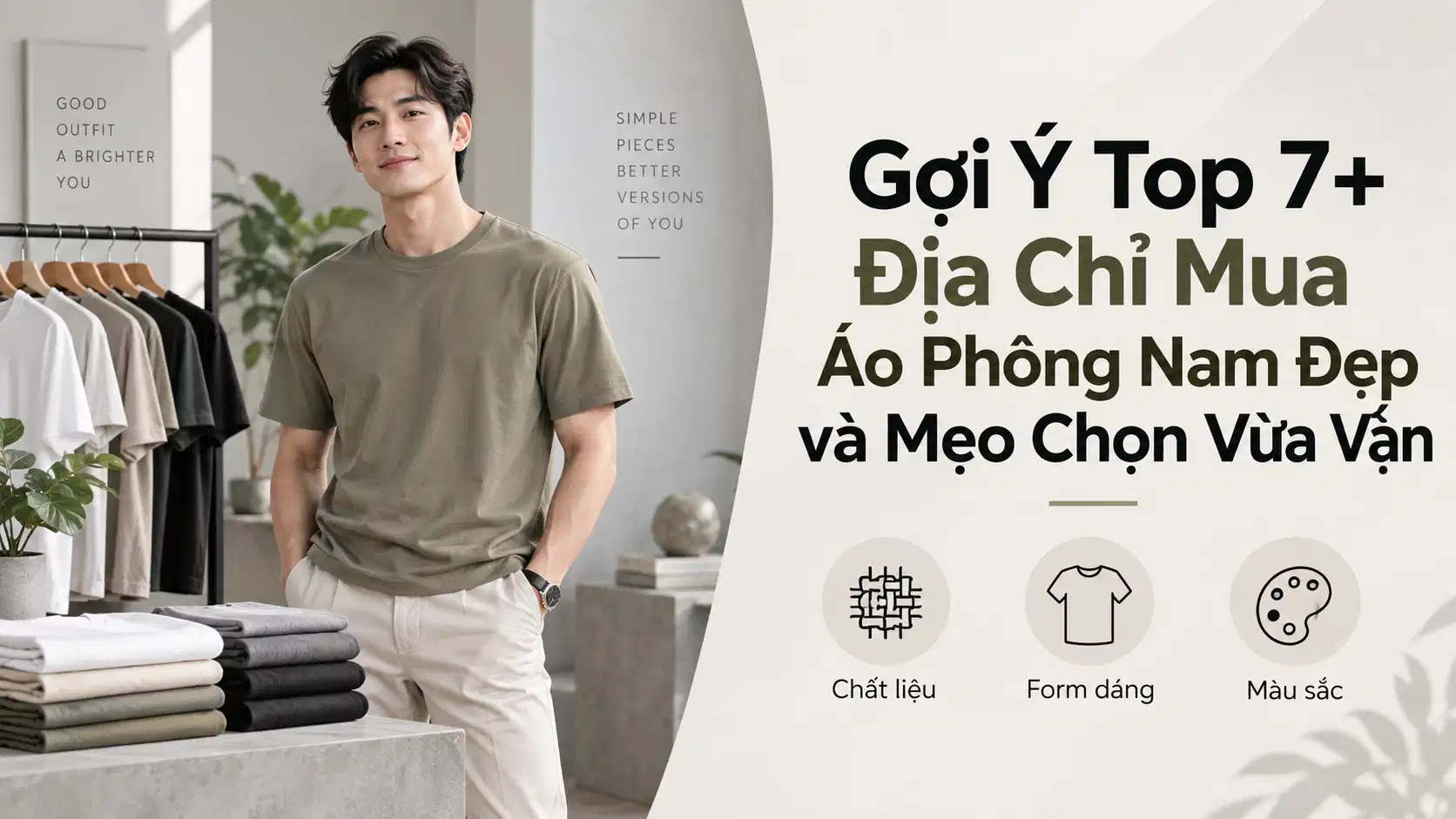 Gợi Ý Top 7+ Địa Chỉ Mua Áo Phông Nam Đẹp và Mẹo Chọn Vừa Vặn
