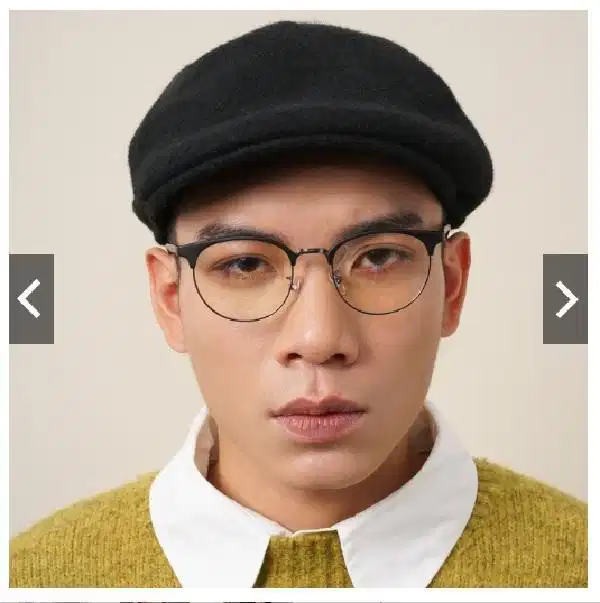 Gọng kính kim loại mắt tròn kết hợp càng bọc nhựa dẻo Gọng kính kim loại mắt tròn kết hợp càng bọc nhựa dẻo