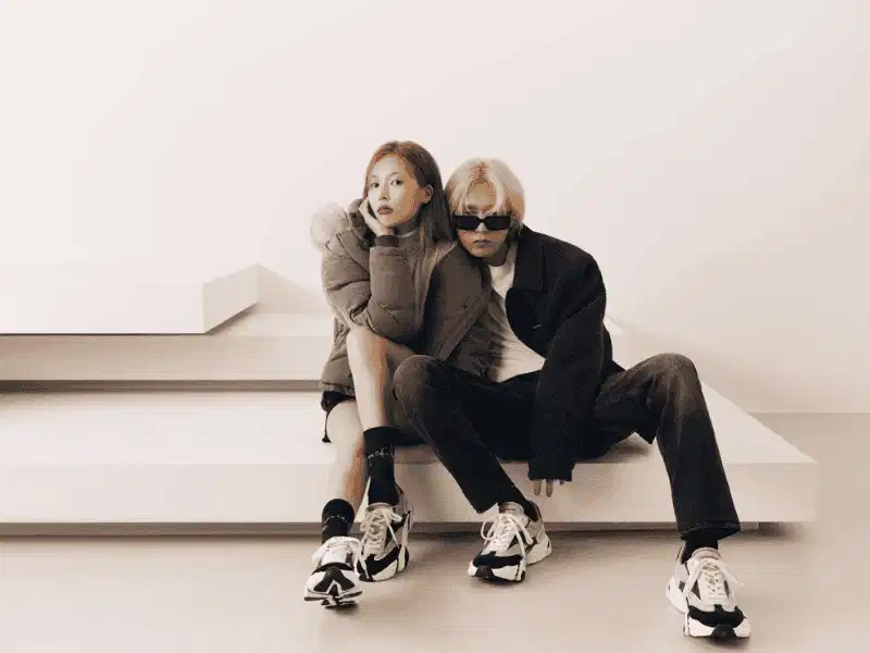 gương mặt đại diện Calvin Klein HyunA và DAWN trong chiến dịch quảng bá Calvin Klein Underwear