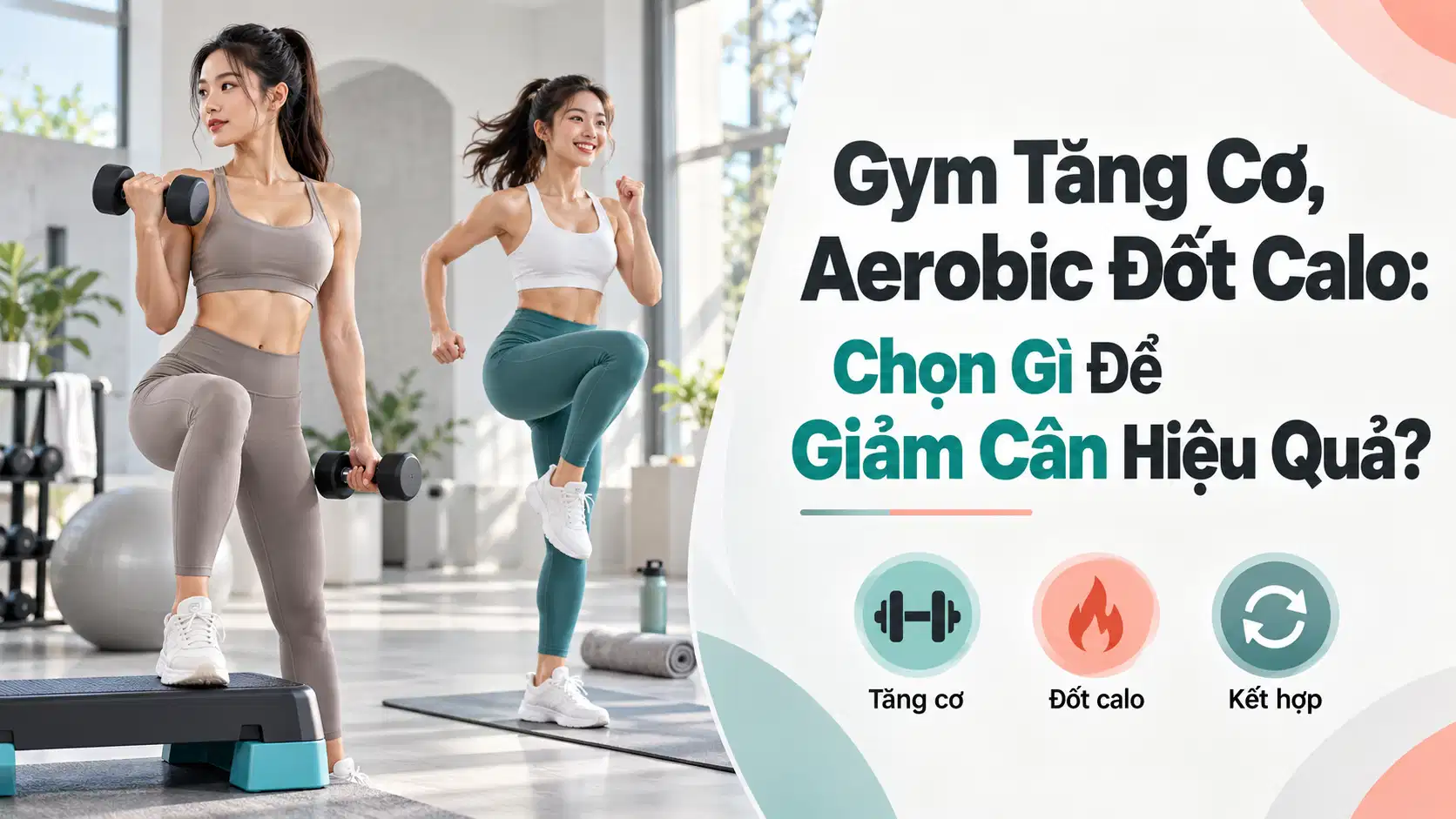Gym Tăng Cơ, Aerobic Đốt Calo: Chọn Gì Để Giảm Cân Hiệu Quả?