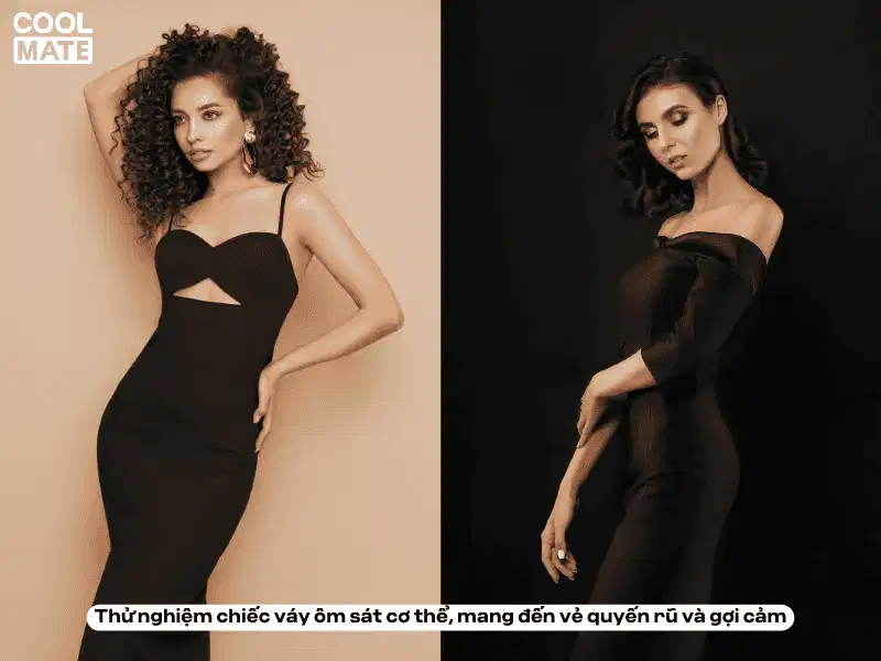 Đầm bodycon dự tiệc quyến rũ Đầm ôm sát cơ thể dáng dài xẻ tà quyến rũ cho đêm tiệc
