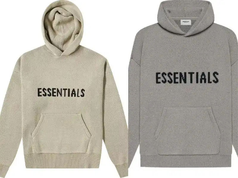 Áo hoodie Essentials dòng len dệt kim Knit Pullover