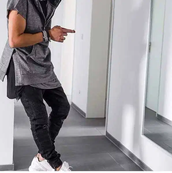 Quần jogger jeans Quần jogger jeans denim năng động cá tính