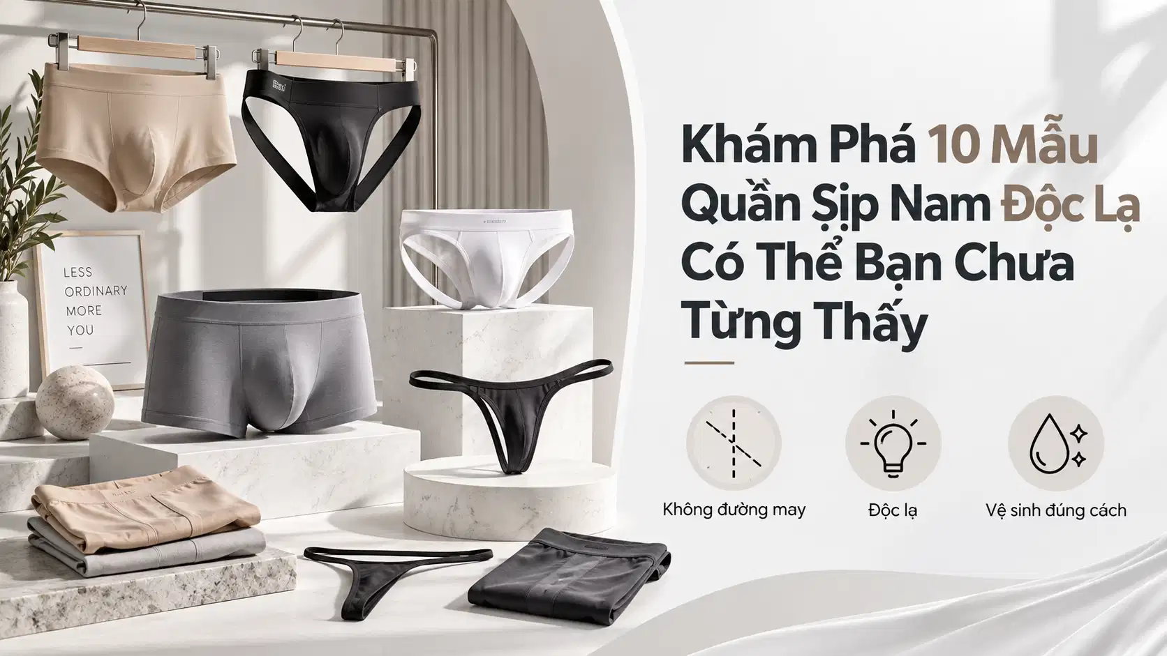 Khám Phá 10 Mẫu Quần Sịp Nam Độc Lạ Có Thể Bạn Chưa Từng Thấy